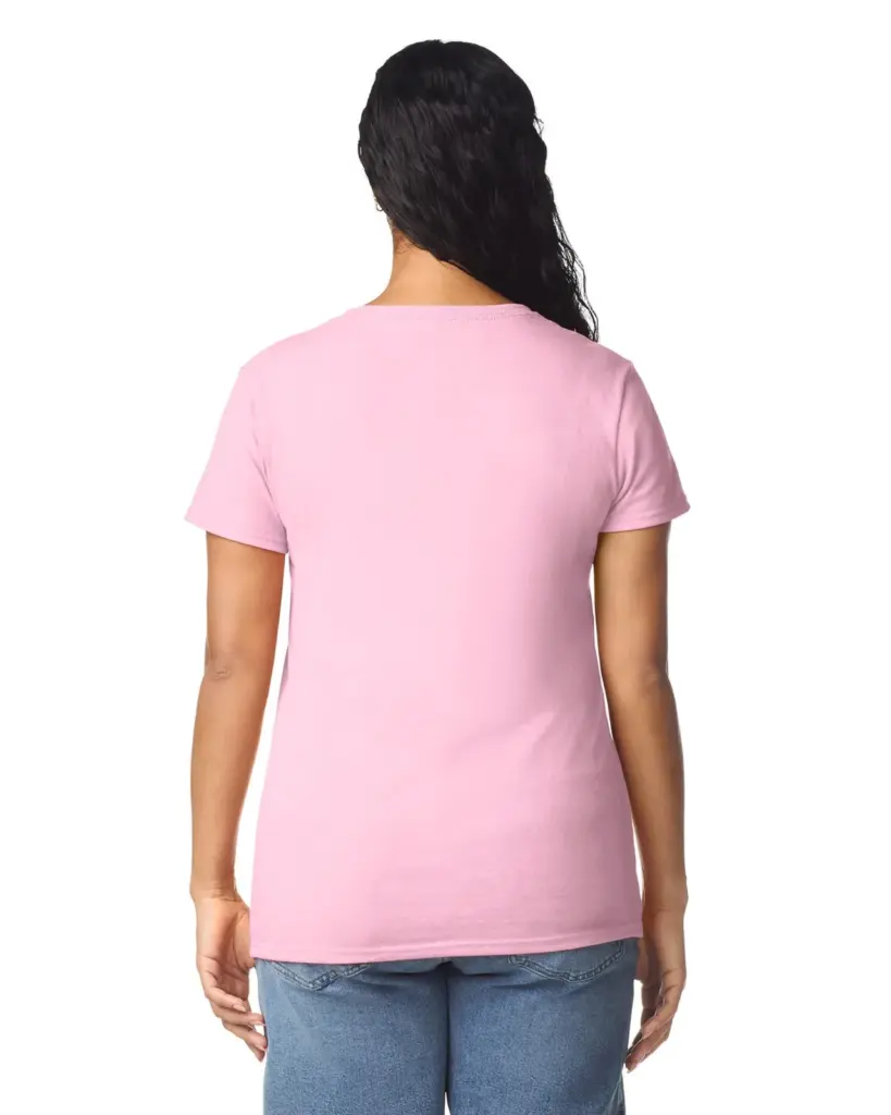 GI5000L_2026 - Hidalgo-werbeartikel Heavy Cotton™Semi-fitted Ladies' T-shirt — productfoto 3