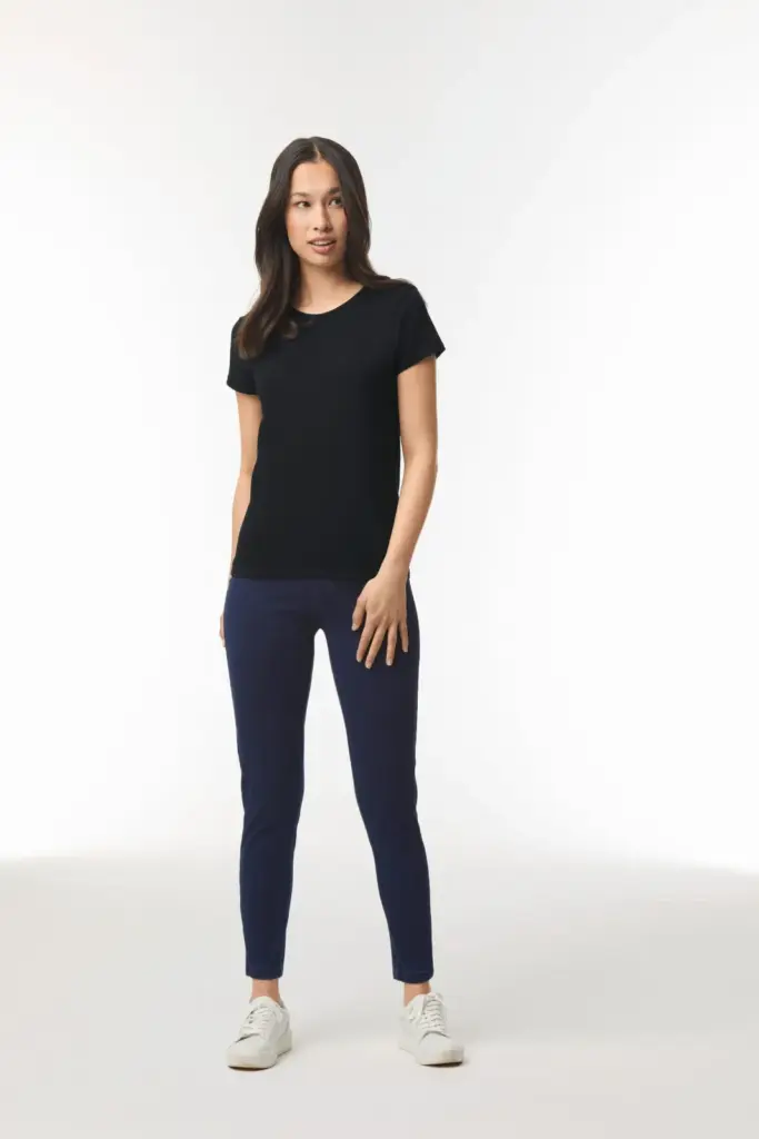 GI5000L_2023 - Hidalgo-werbeartikel Heavy Cotton™Semi-fitted Ladies' T-shirt — productfoto 4