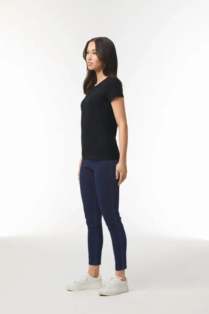GI5000L-2_2023 - Hidalgo-werbeartikel Heavy Cotton™Semi-fitted Ladies' T-shirt — productfoto 5