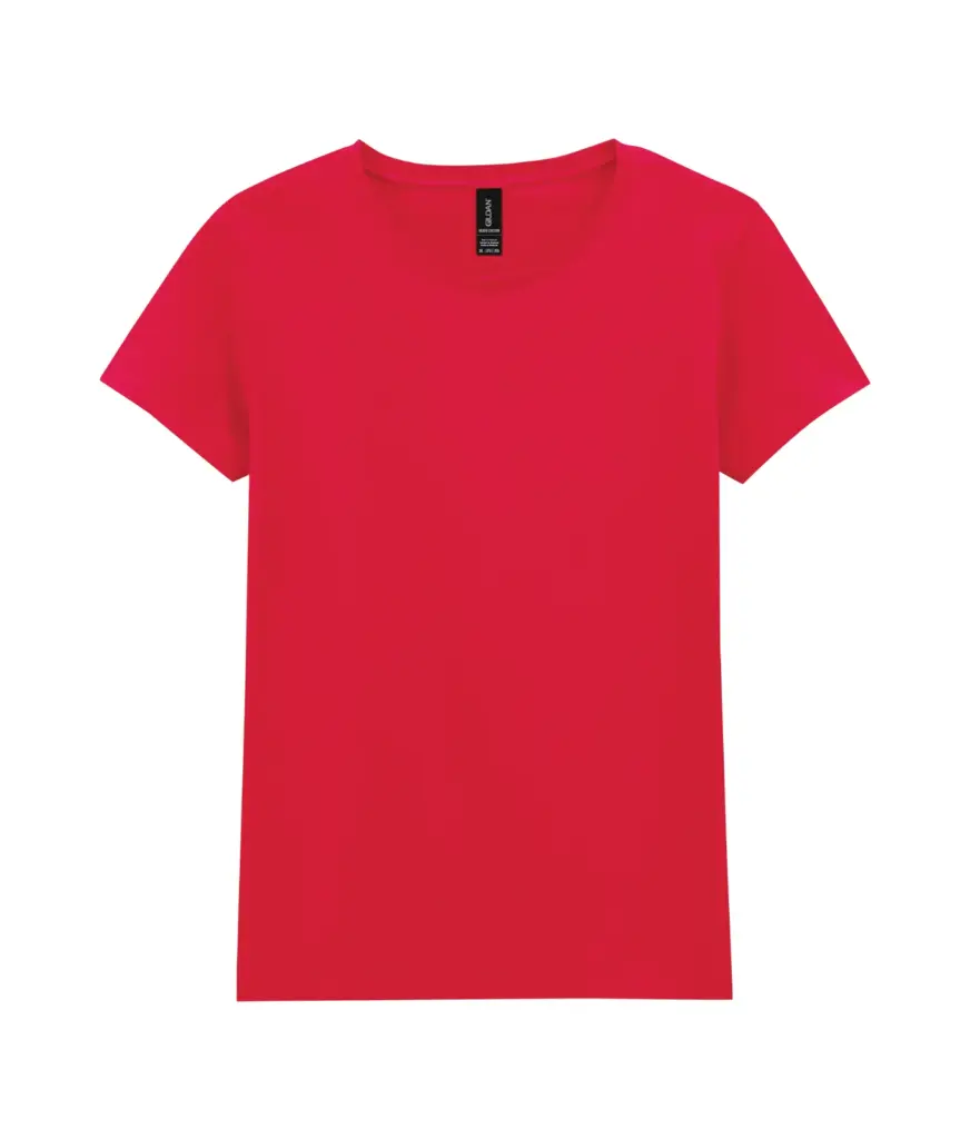 PS_GI5000L-2_RED - Hidalgo-werbeartikel Heavy Cotton™Semi-fitted Ladies' T-shirt — productfoto 14