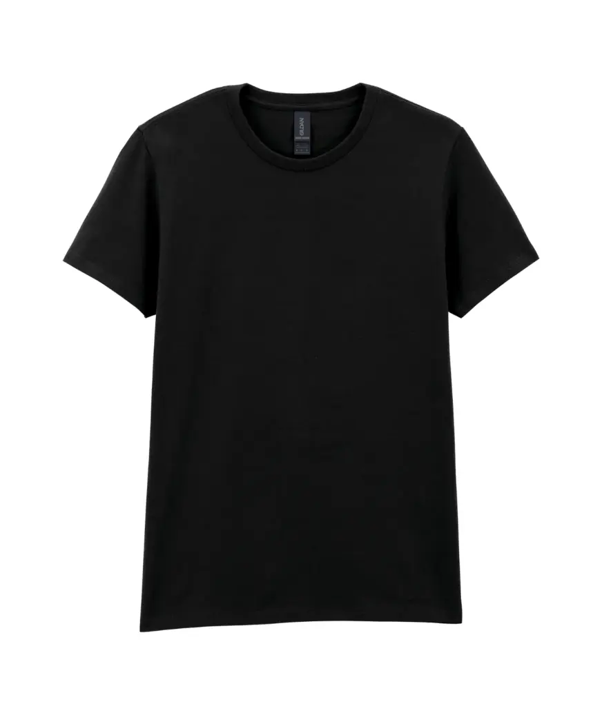 PS_GI5000L-2_BLACK - Hidalgo-werbeartikel Heavy Cotton™Semi-fitted Ladies' T-shirt, black — productfoto 9