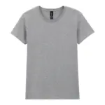 PS_GI5000L-2_SPORTGREY - Hidalgo-werbeartikel Heavy Cotton™Semi-fitted Ladies' T-shirt, sport grey — productfoto 15