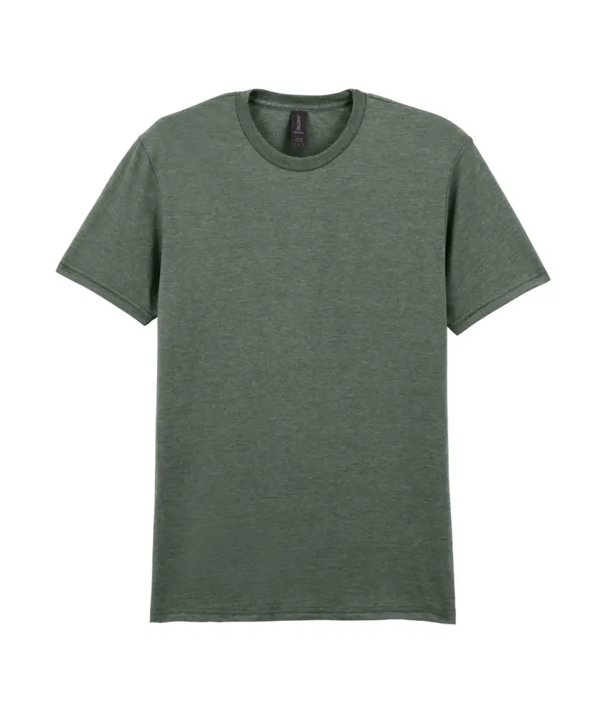Softstyle® Euro Fit Adult T-shirt, heather military green — productfoto 21