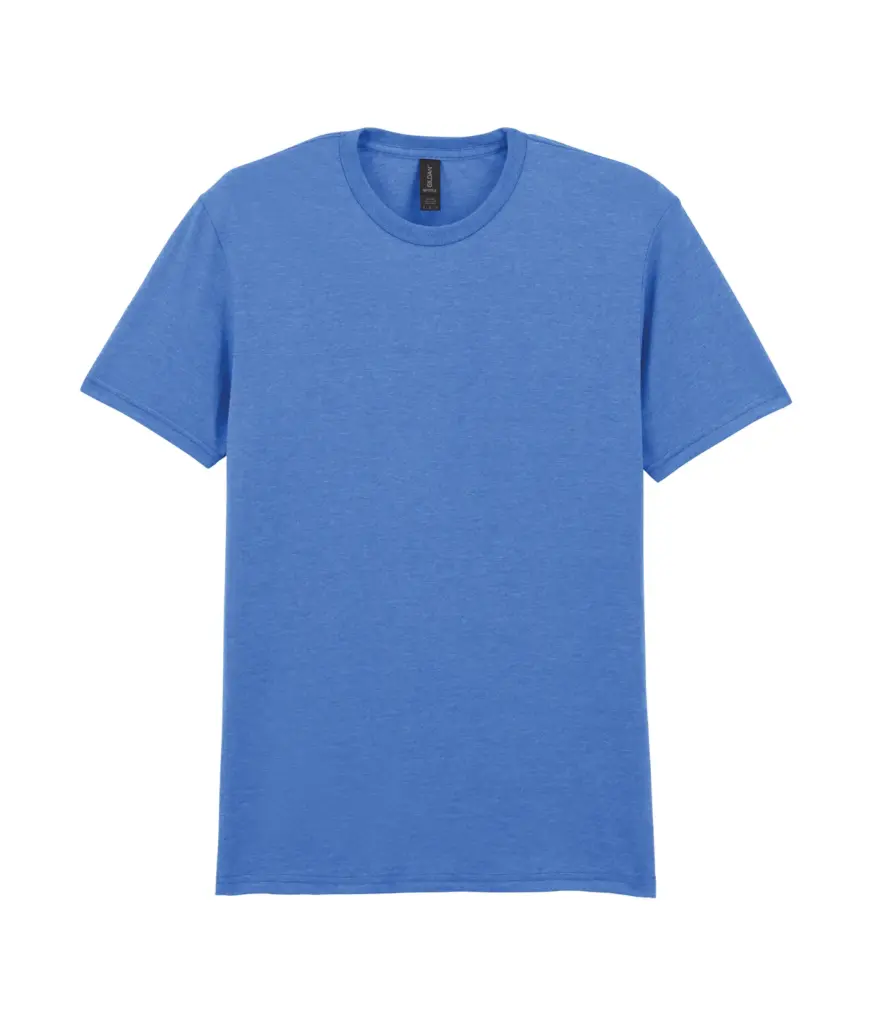 Softstyle® Euro Fit Adult T-shirt, heather royal — productfoto 23