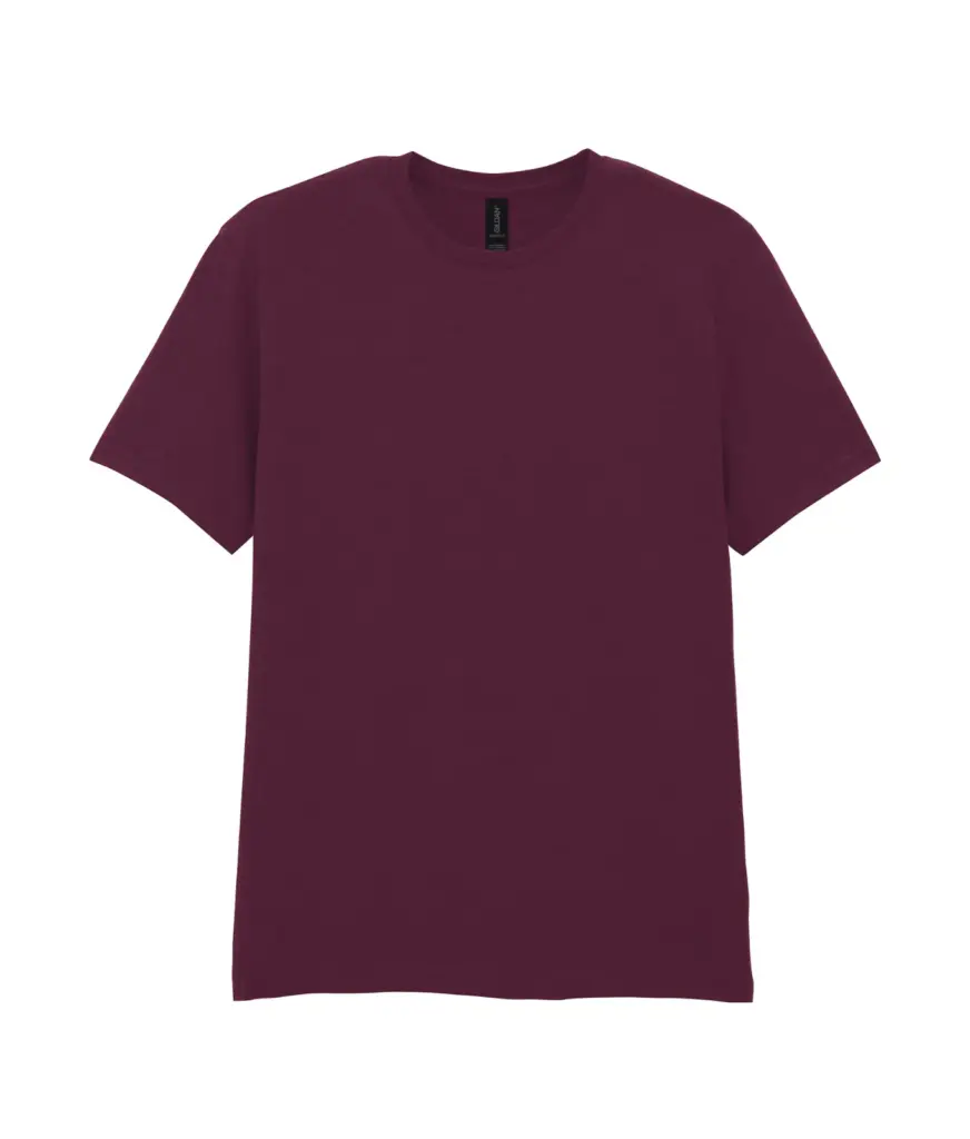 Softstyle® Euro Fit Adult T-shirt, maroon — productfoto 31