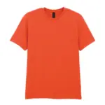 Softstyle® Euro Fit Adult T-shirt, orange — productfoto 36