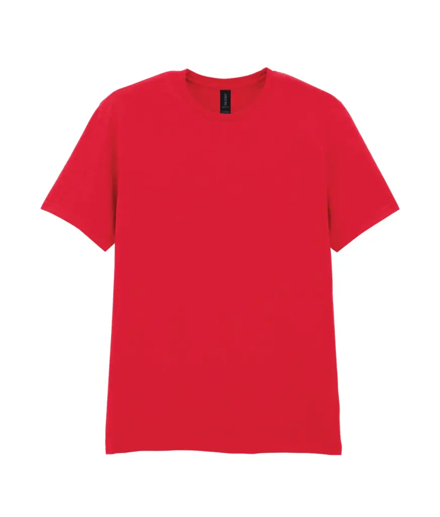 Softstyle® Euro Fit Adult T-shirt, red — productfoto 40