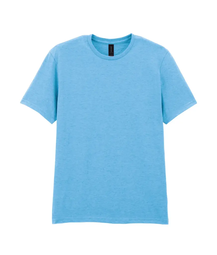 Softstyle® Euro Fit Adult T-shirt, sky — productfoto 44