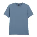Softstyle® Euro Fit Adult T-shirt, stone blue — productfoto 45