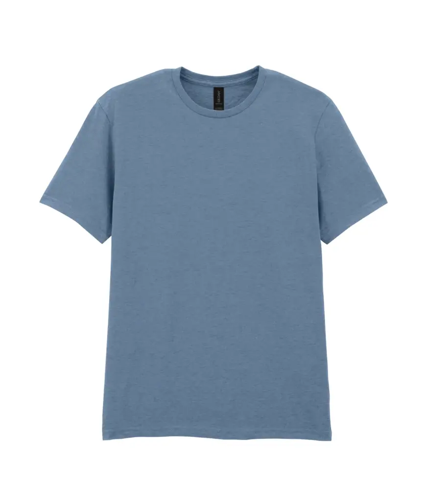 Softstyle® Euro Fit Adult T-shirt, stone blue — productfoto 45