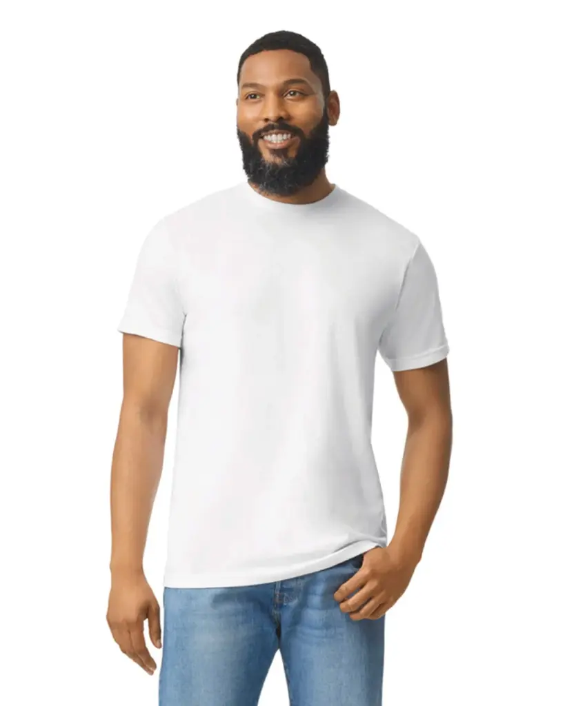 Heren-T-shirt softstyle CVC