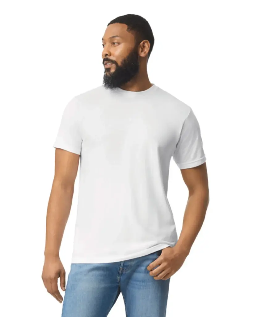 Heren-T-shirt softstyle CVC — productfoto 2