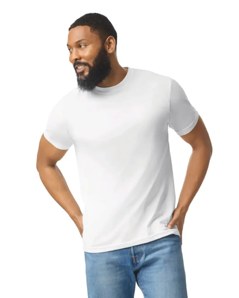 Heren-T-shirt softstyle CVC — productfoto 3