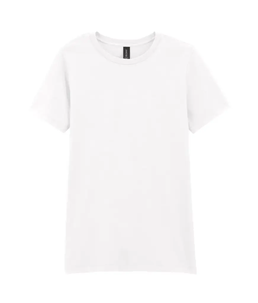 Dames-T-shirt softstyle CVC, white — productfoto 5