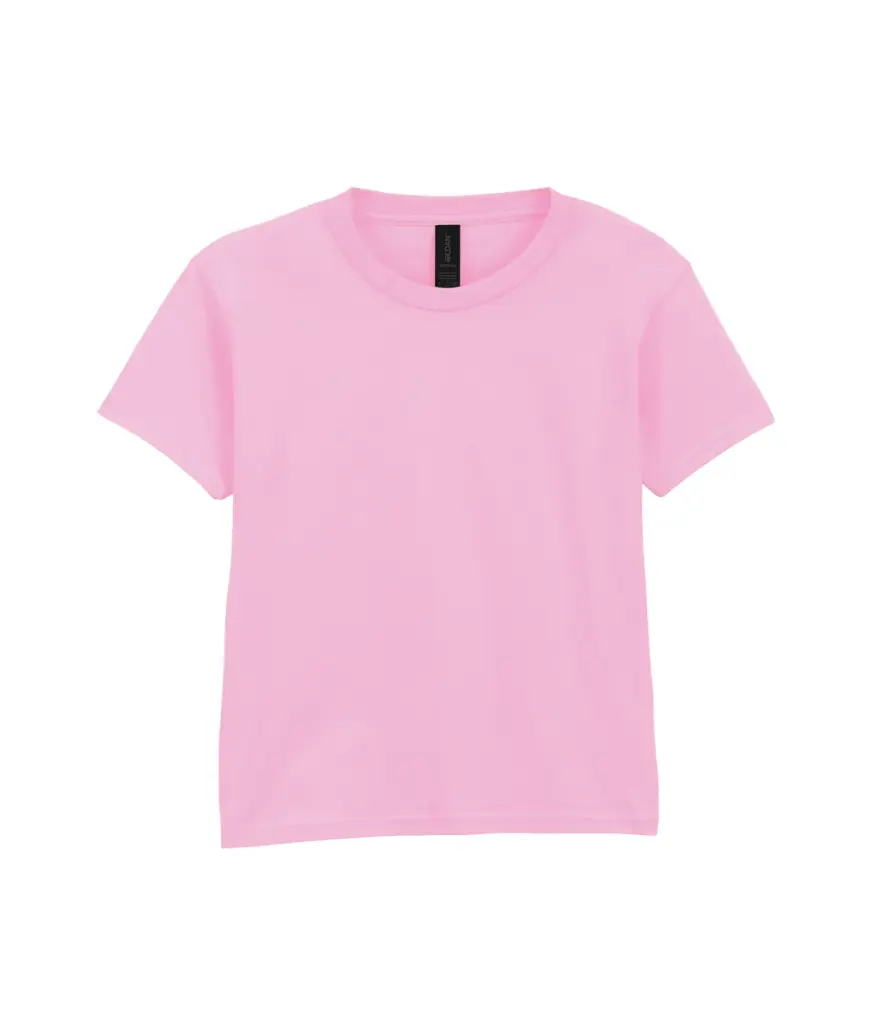 Softstyle Euro Fit Kinder T-shirt, light pink — productfoto 16
