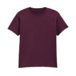 Softstyle Euro Fit Kinder T-shirt, maroon — productfoto 17