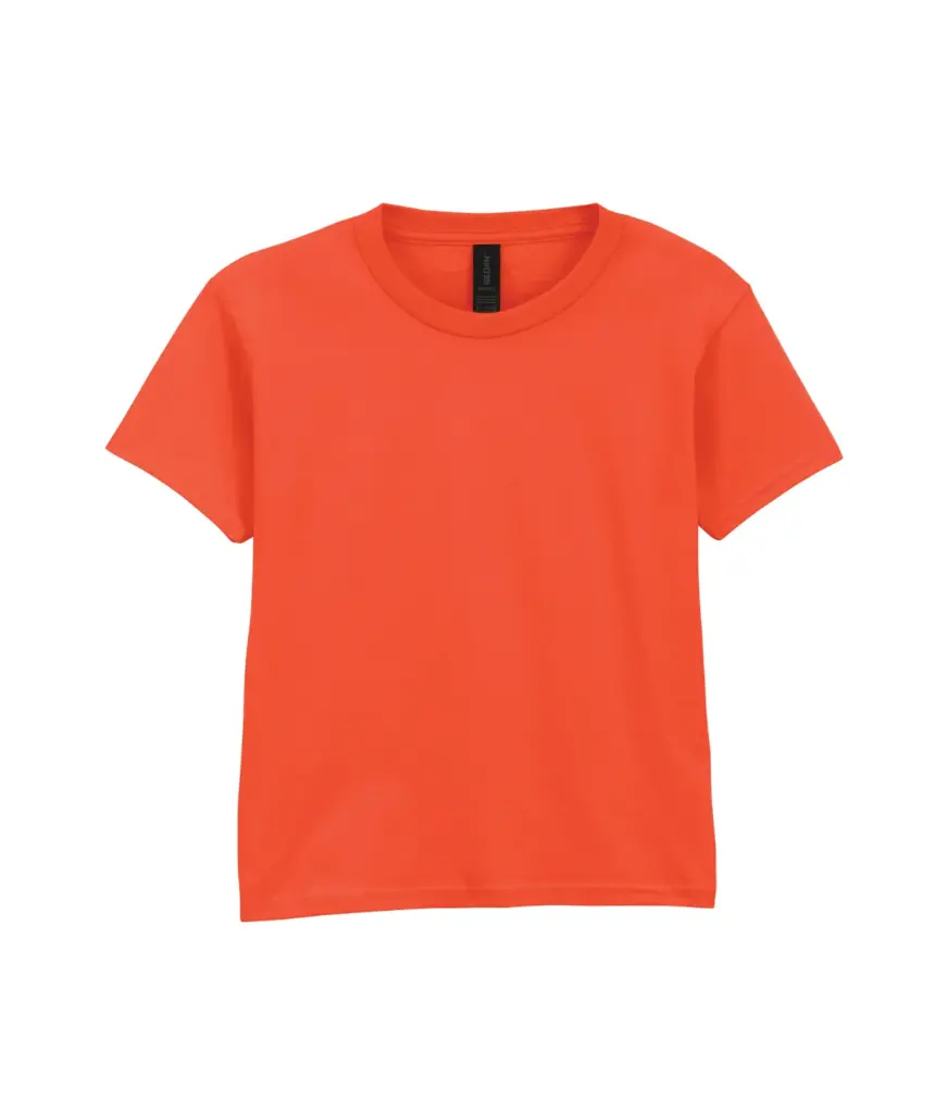 Softstyle Euro Fit Kinder T-shirt, orange — productfoto 20