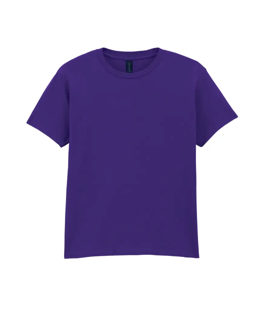 Softstyle Euro Fit Kinder T-shirt, purple — productfoto 21