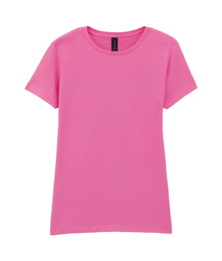 Softstyle® Fitted Ladies' T-shirt, azalea — productfoto 15