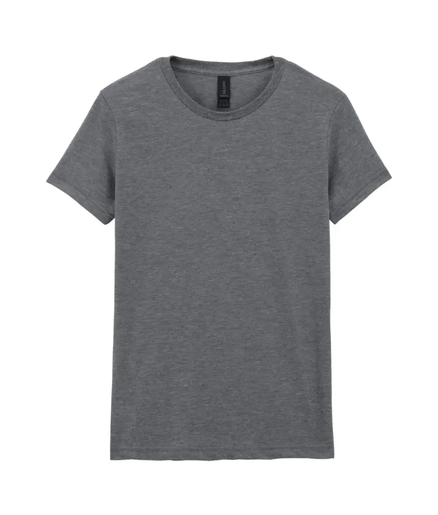 Softstyle® Fitted Ladies' T-shirt, graphite heather — productfoto 23