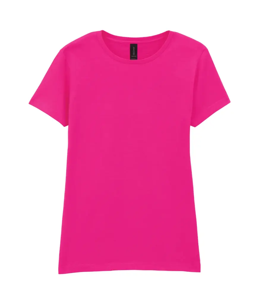 Softstyle® Fitted Ladies' T-shirt, heliconia — productfoto 24