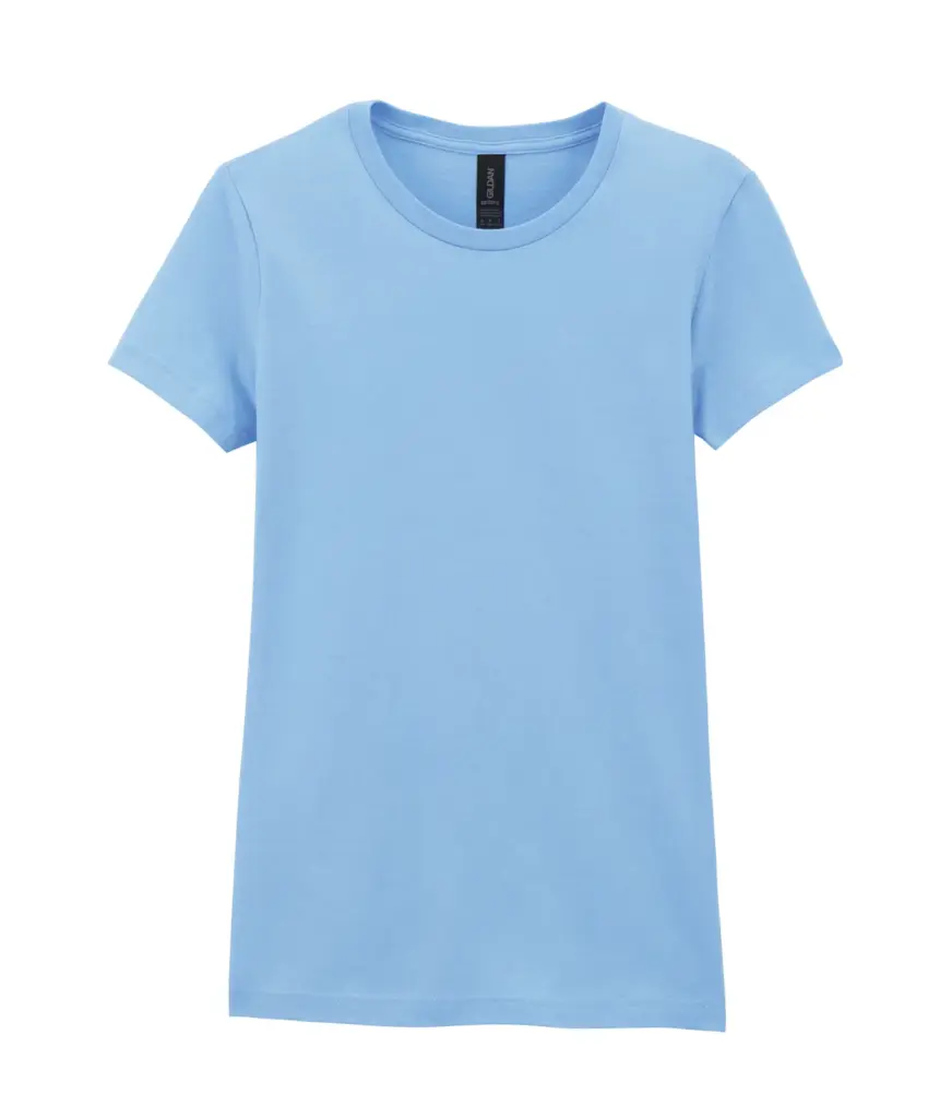 Softstyle® Fitted Ladies' T-shirt, light blue — productfoto 26
