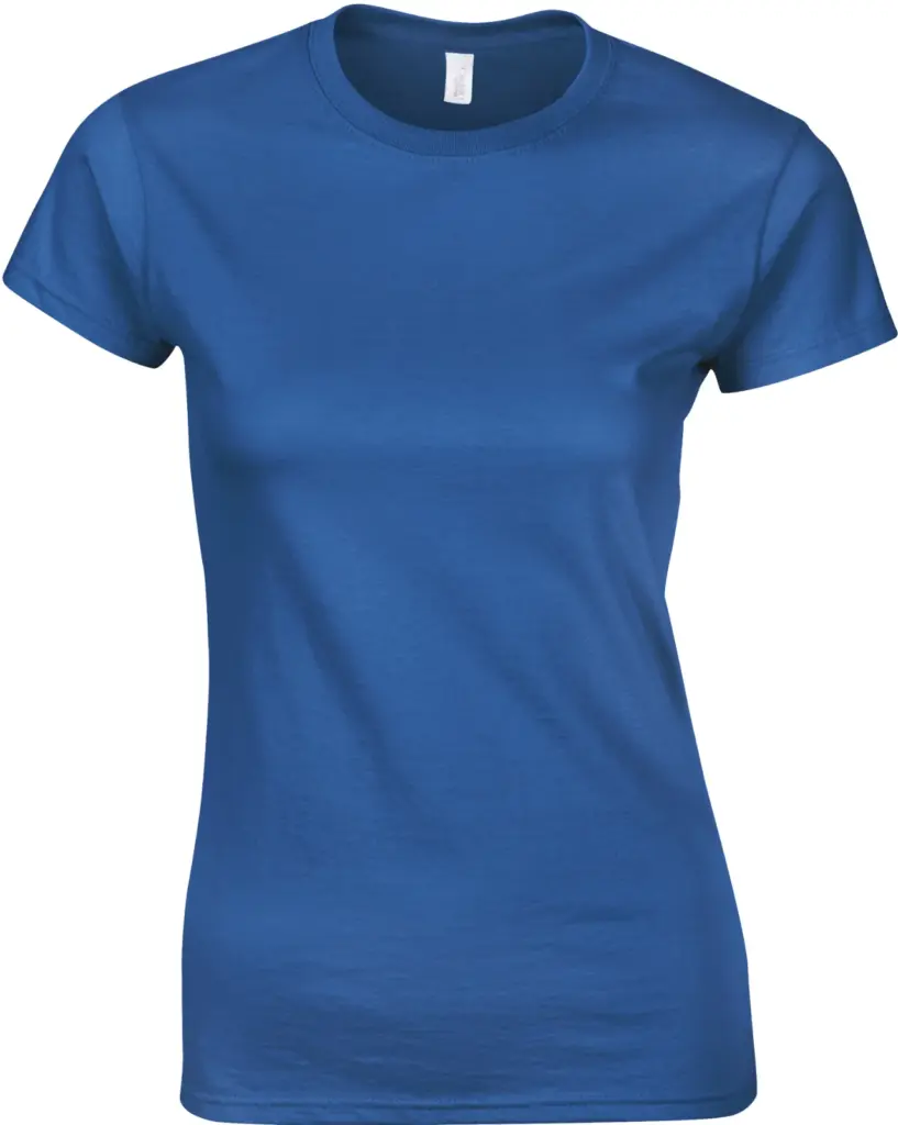 Softstyle® Fitted Ladies' T-shirt, royal blue — productfoto 32