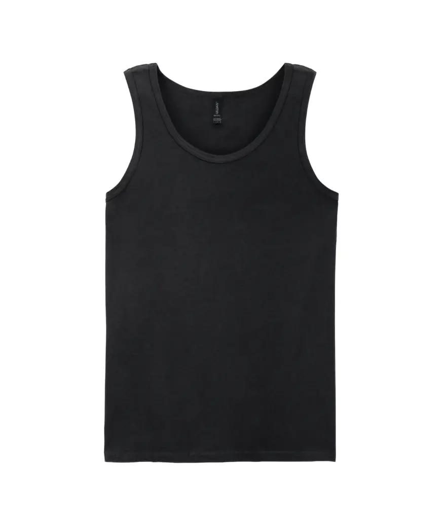 Softstyle® Euro Fit Adult Tank Top, black — productfoto 6
