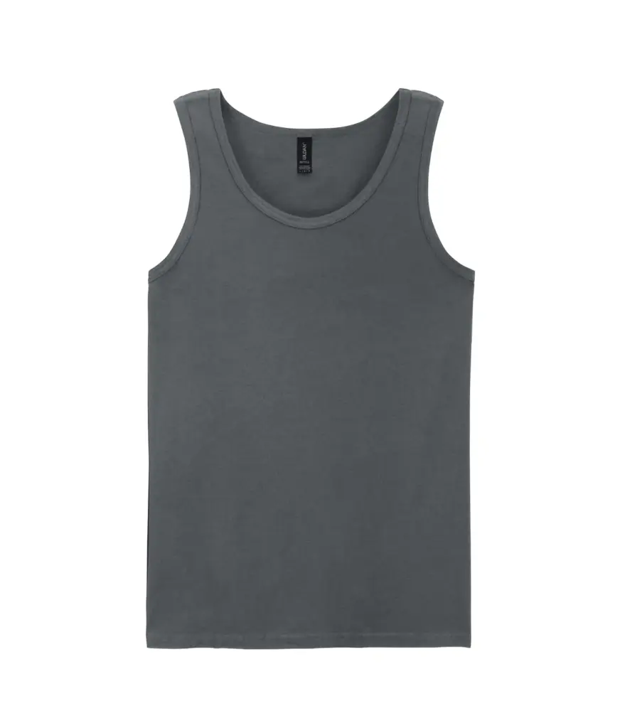 Softstyle® Euro Fit Adult Tank Top, charcoal — productfoto 7