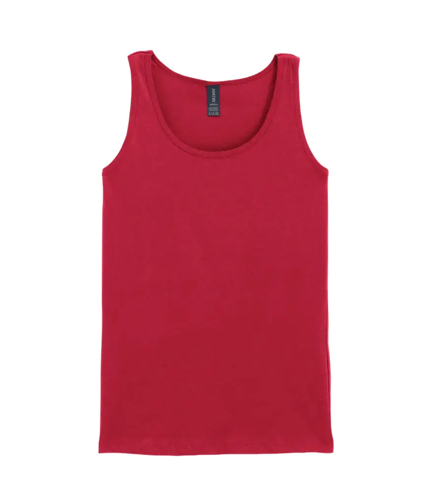 Softstyle® Fitted Ladies' Tank Top, cherry red — productfoto 5