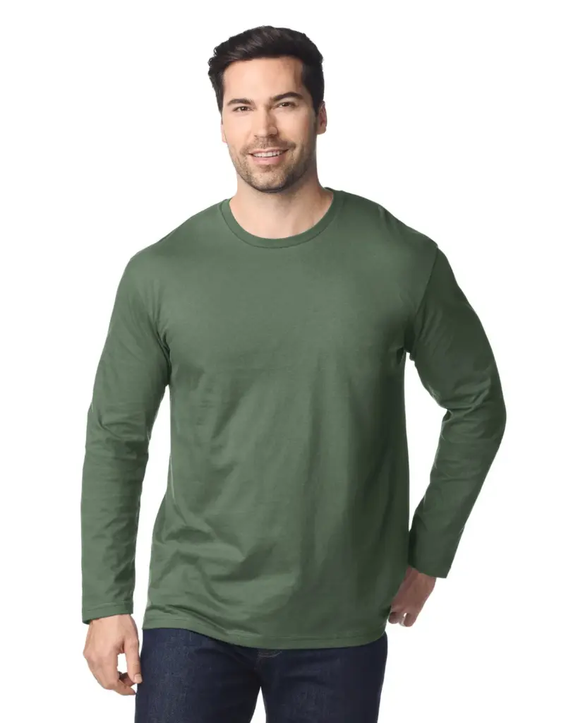 Softstyle® Euro Fit Adult T-shirt met lange mouwen