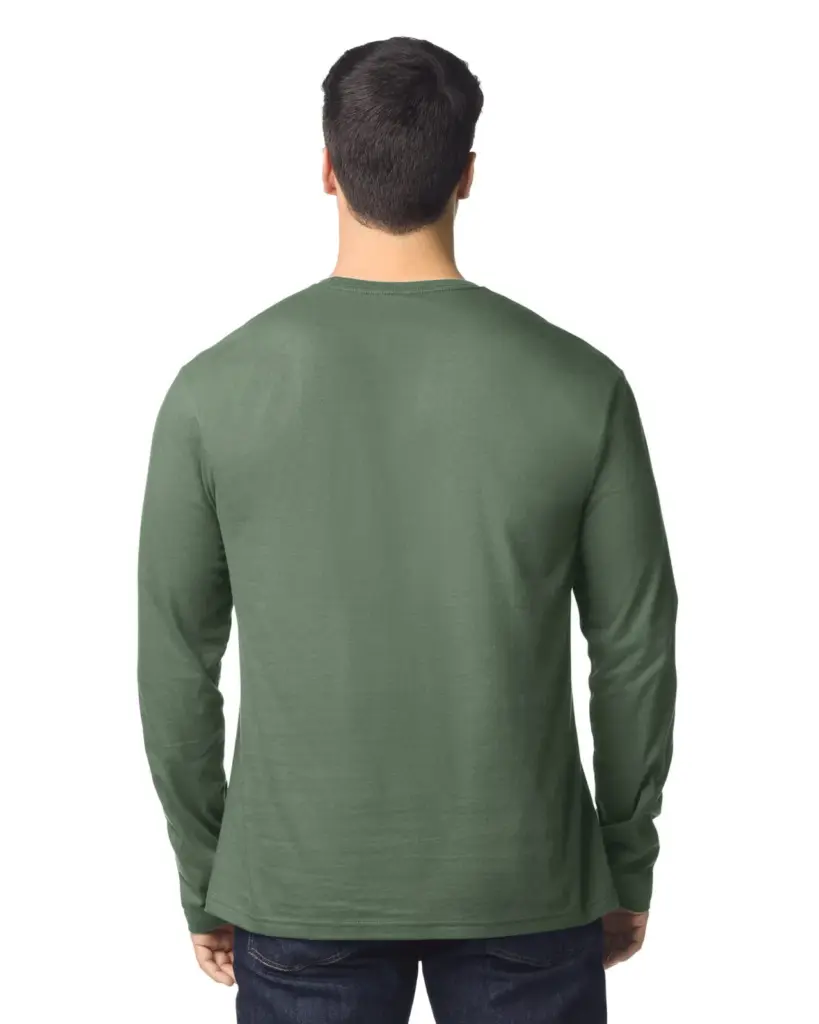 GI64400-2_2026 - Hidalgo Softstyle® Euro Fit Adult T-shirt met lange mouwen — productfoto 3
