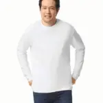 Softstyle® Euro Fit Adult T-shirt met lange mouwen — productfoto 4