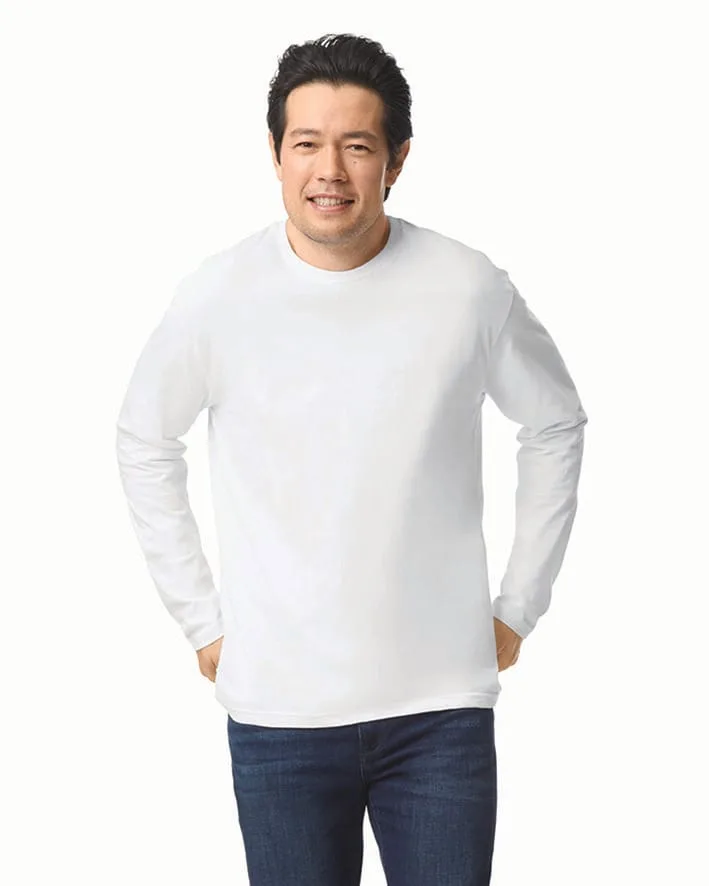 GI64400-2_2025 - Hidalgo Softstyle® Euro Fit Adult T-shirt met lange mouwen — productfoto 4