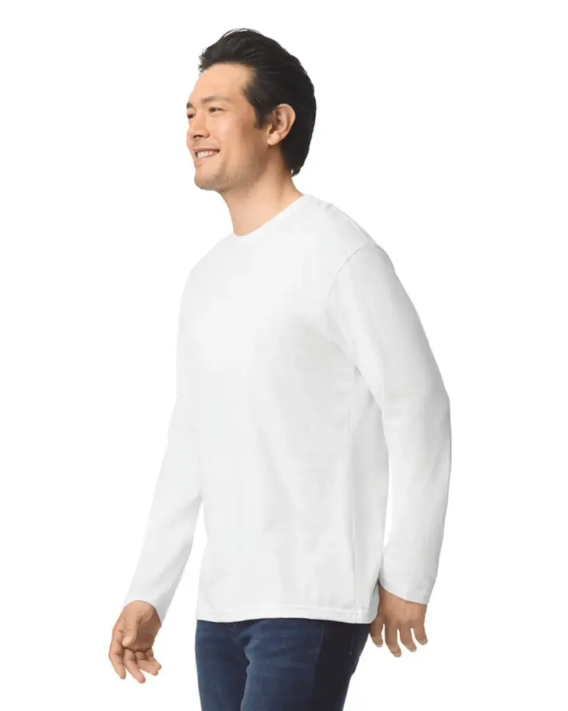 GI64400_2026 - Hidalgo Softstyle® Euro Fit Adult T-shirt met lange mouwen — productfoto 5