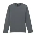 PS_GI64400-2_CHARCOAL - Hidalgo Softstyle® Euro Fit Adult T-shirt met lange mouwen, charcoal — productfoto 8