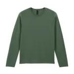 PS_GI64400_MILITARYGREEN - Hidalgo Softstyle® Euro Fit Adult T-shirt met lange mouwen, military green — productfoto 9