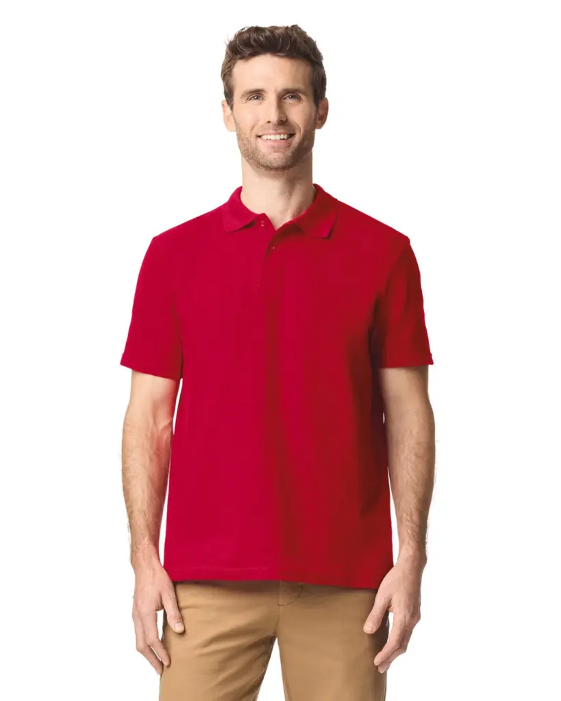 Herenpolo Softstyle Dubbele piqué