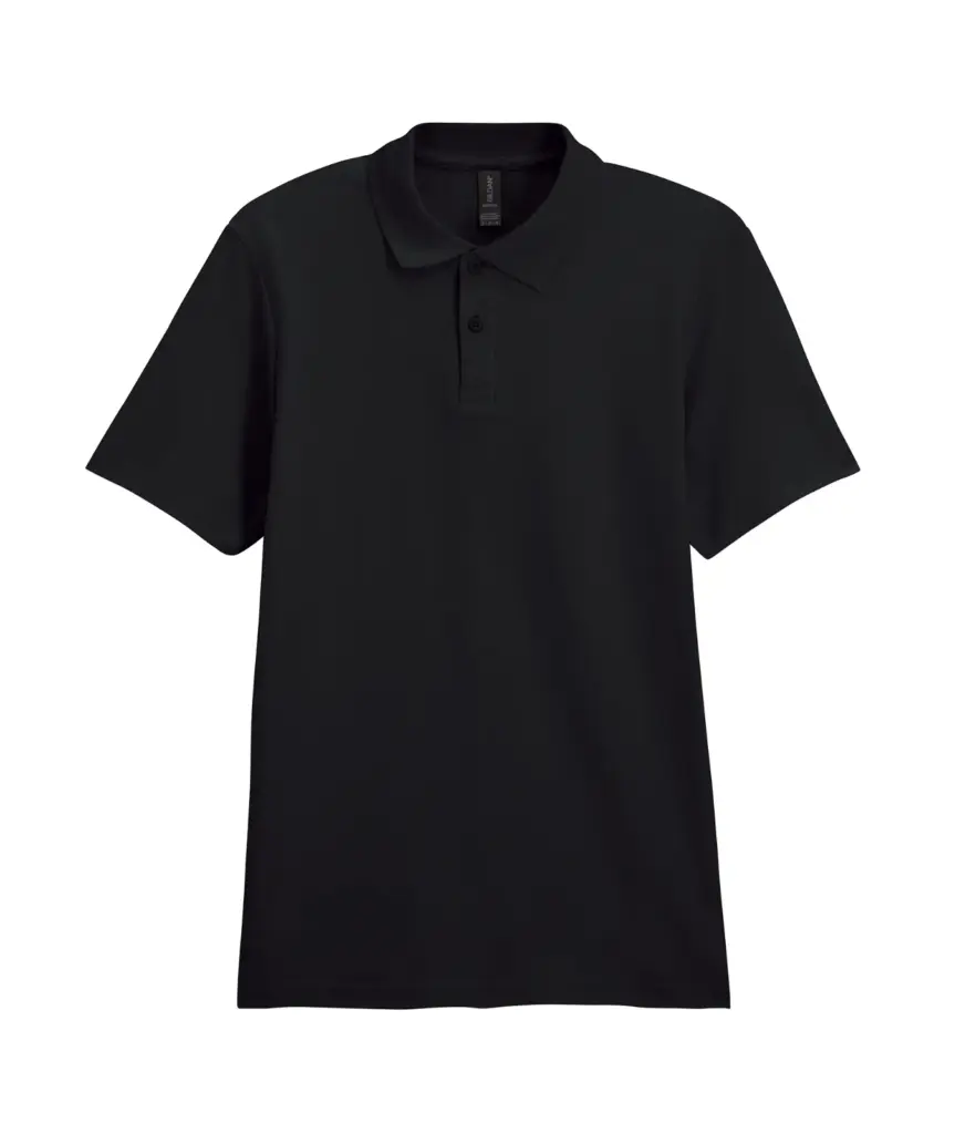 PS_GI64800-2_BLACK - Hidalgo-werbeartikel Herenpolo Softstyle Dubbele piqué, black — productfoto 6