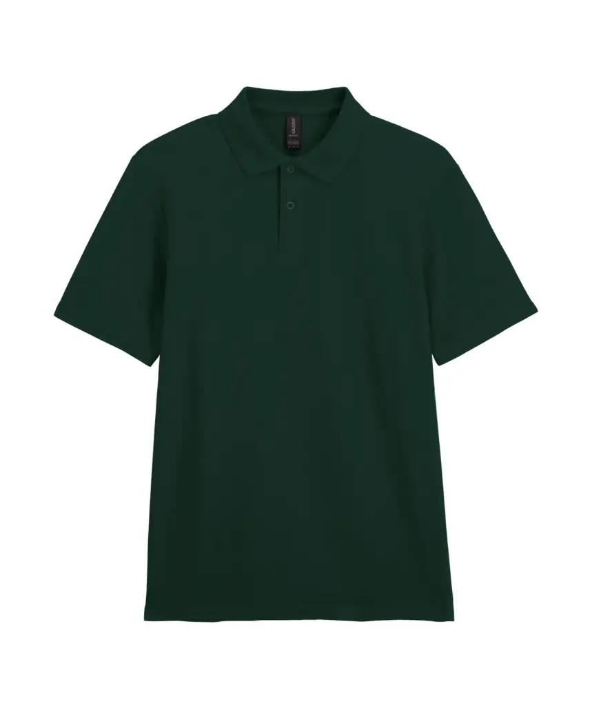 PS_GI64800-2_FORESTGREEN - Hidalgo-werbeartikel Herenpolo Softstyle Dubbele piqué, forest green — productfoto 10