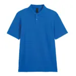 PS_GI64800_ROYALBLUE - Hidalgo-werbeartikel Herenpolo Softstyle Dubbele piqué, royal blue — productfoto 14