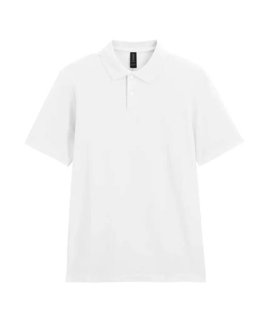 PS_GI64800-2_WHITE - Hidalgo-werbeartikel Herenpolo Softstyle Dubbele piqué, white — productfoto 17