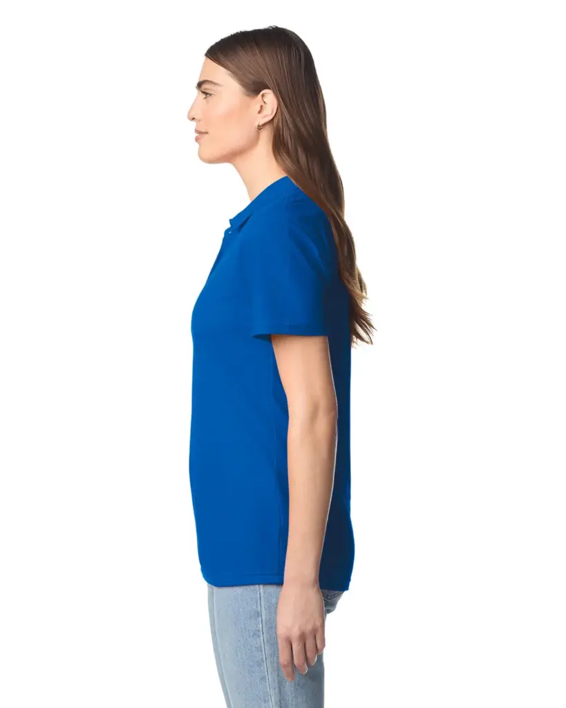 Damespolo Softstyle Dubbele piqué — productfoto 2