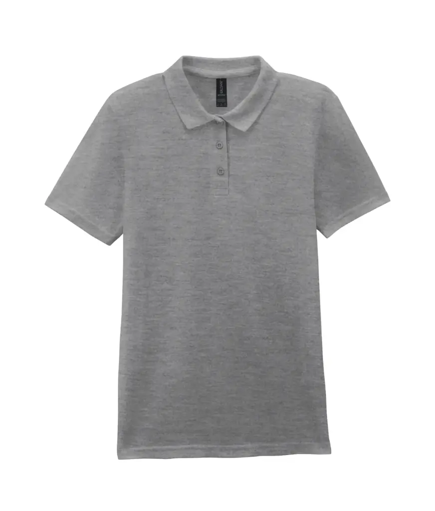 Damespolo Softstyle Dubbele piqué, rs sport grey — productfoto 13