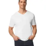 Softstyle Euro Fit Adult V-neck T-shirt — productfoto 12
