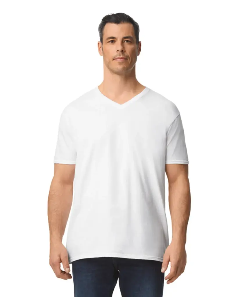 Softstyle Euro Fit Adult V-neck T-shirt — productfoto 13