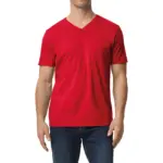 Softstyle Euro Fit Adult V-neck T-shirt — productfoto 21