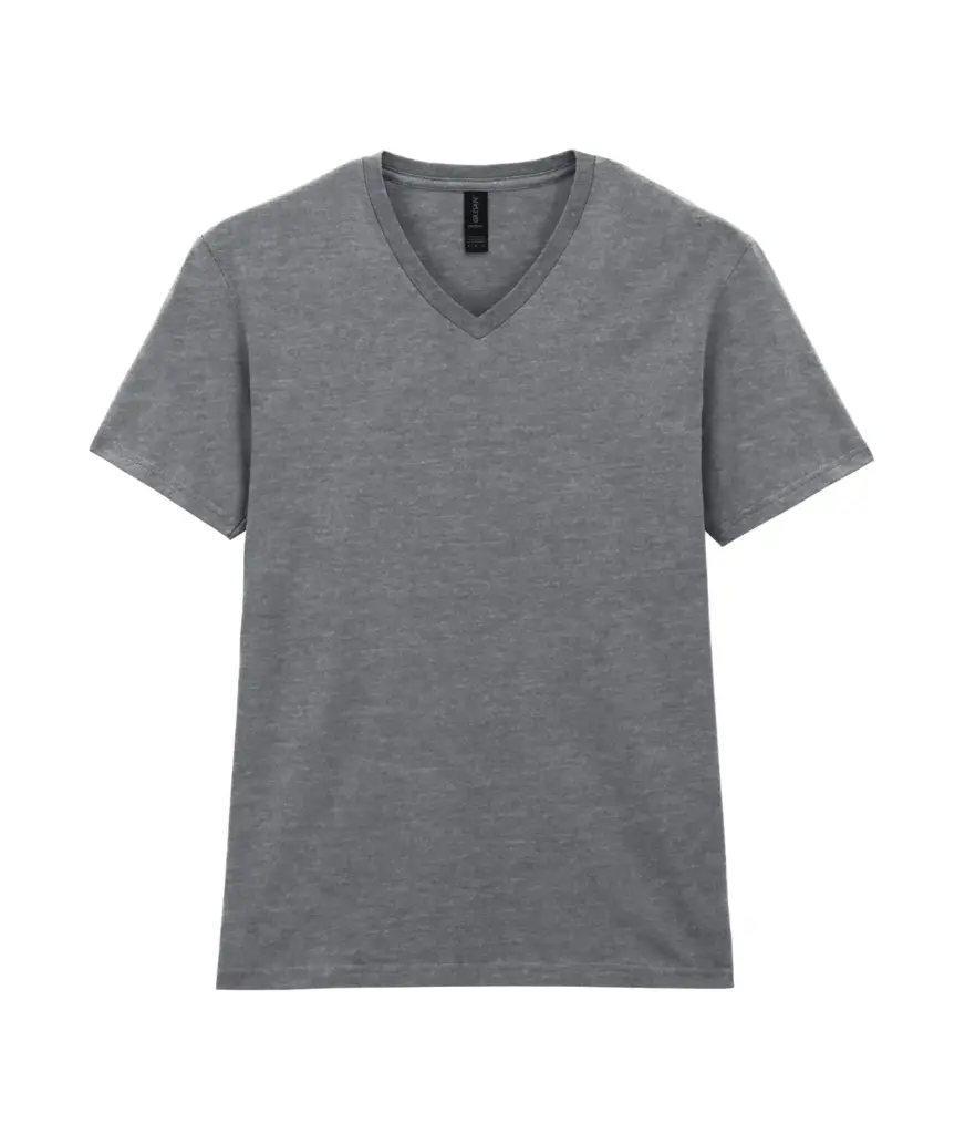 Softstyle Euro Fit Adult V-neck T-shirt, rs sport grey — productfoto 23