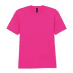 Heren-T-shirt Softstyle Midweight, heliconia — productfoto 9