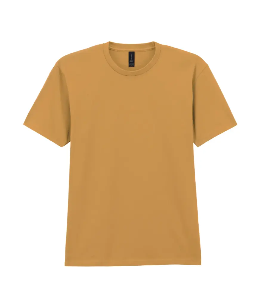PS_GI65000_MUSTARD - Hidalgo-werbeartikel Heren-T-shirt Softstyle Midweight, mustard — productfoto 13